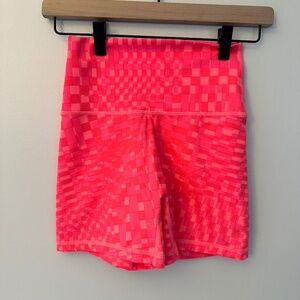 Aerie Offline Hot Pink Goals Shortie Short Court Hi-Rise Bike Shorts Size Small